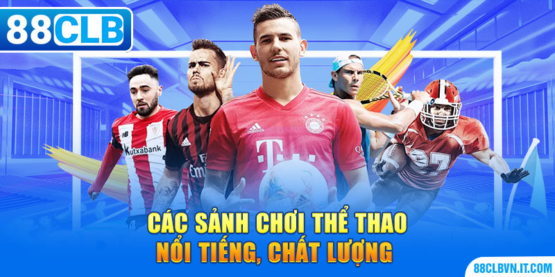  Các sảnh chơi thể thao nổi tiếng, chất lượng 